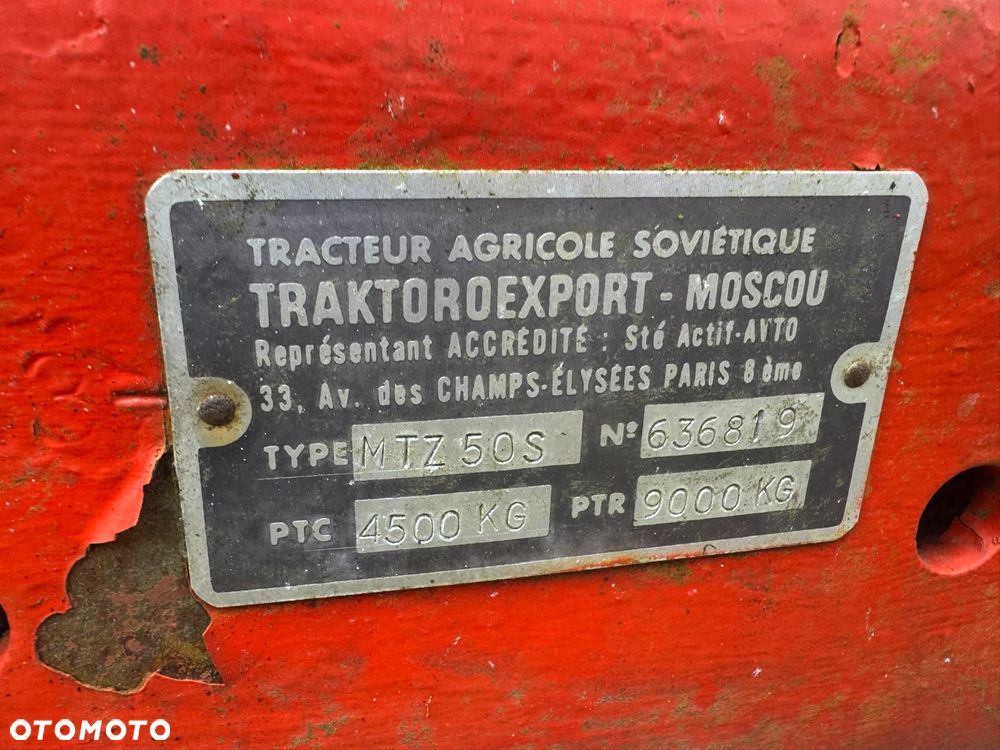 MTZ Belarus MTZ 50S Białoruś - 5