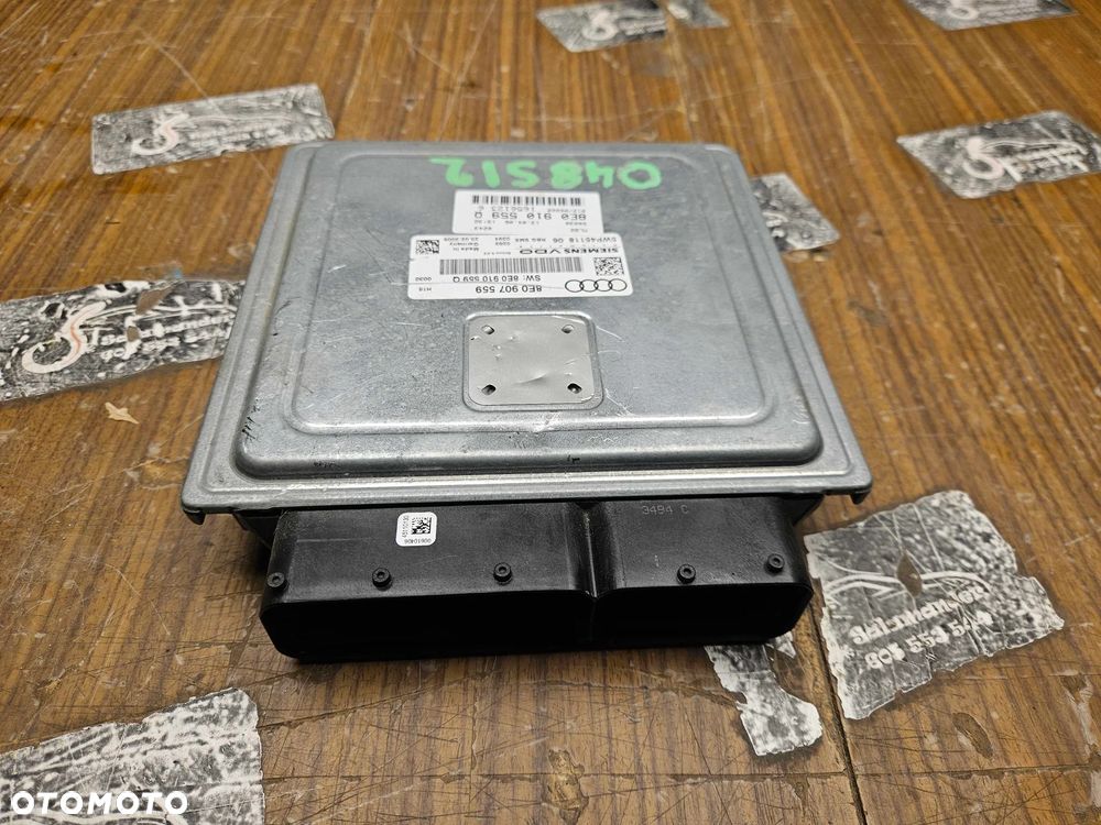 Komputer 8E0907559 8E0910559Q Moduł Sterownik Silnika Silnik Benzyna Audi A4 B7 VW - 5