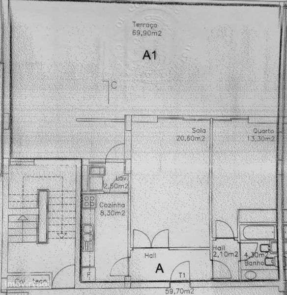 Apartamento T1 em Rio Tinto Próximo Estação - Grande imagem: 5/5