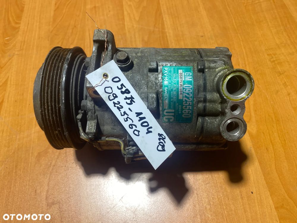 KOMPRESOR SPRĘŻARKA KLIMATYZACJI OPEL VECTRA C 09225560 05878-1104 8609