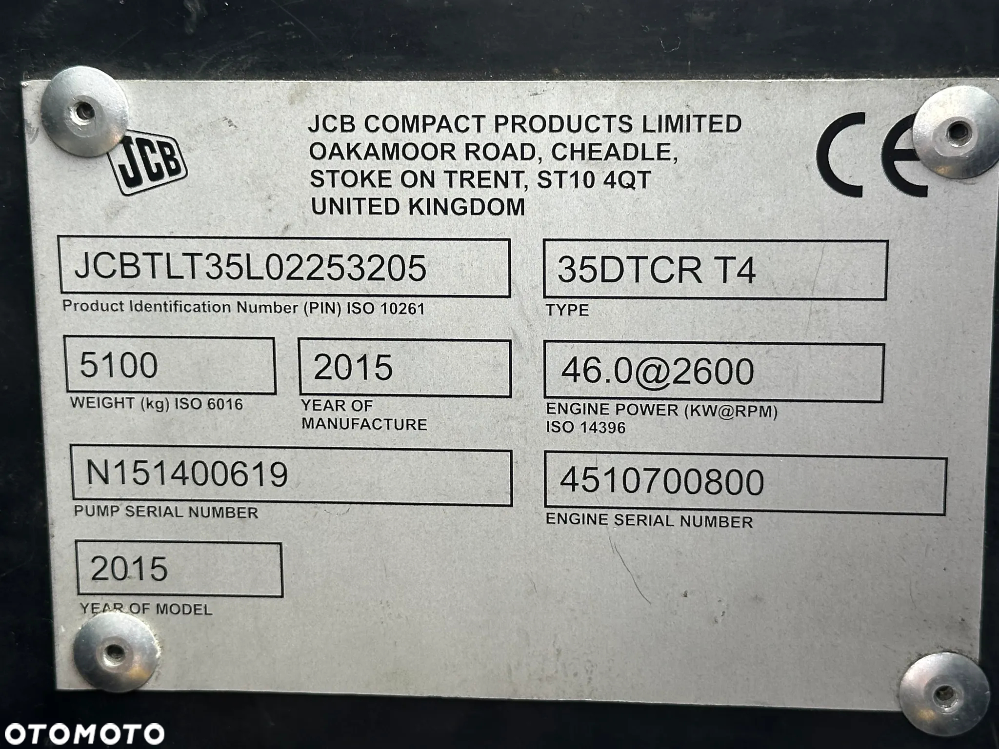 JCB TLT TELETRUK 35D - 9