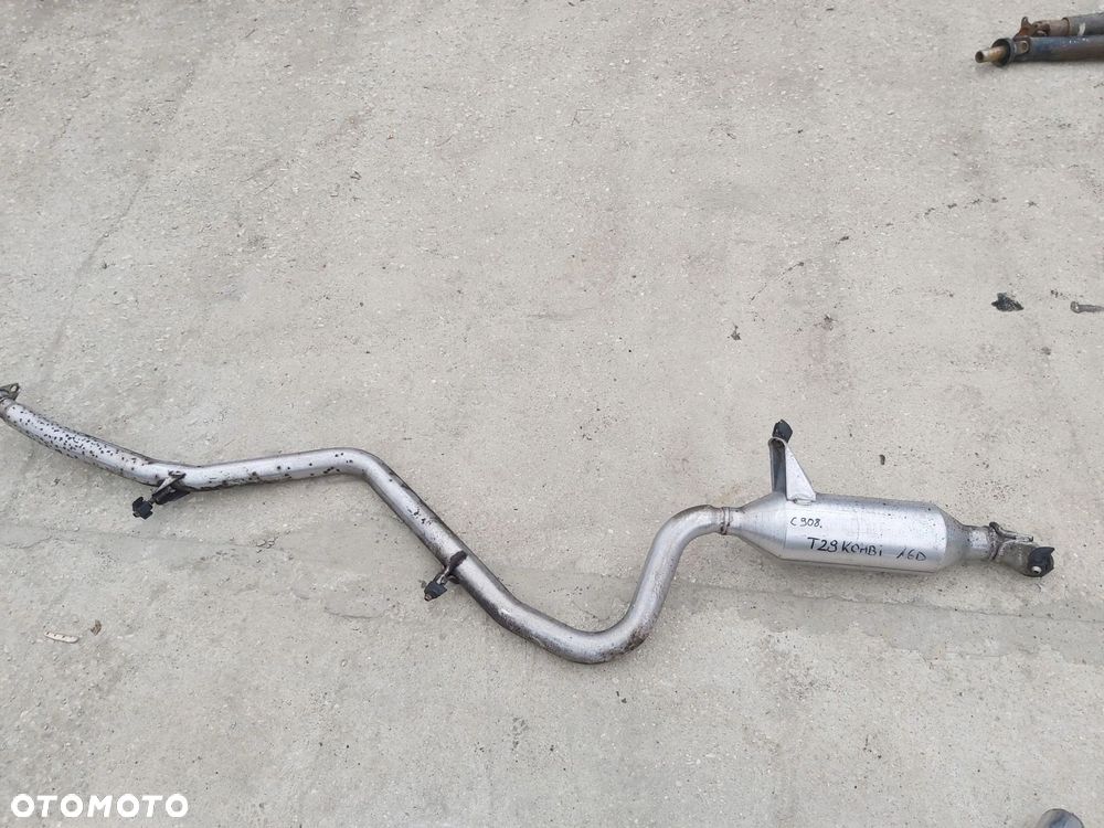 Toyota Avensis T27 Lift T29 1,6 d4d tłumik końcowy rura wydech - 1