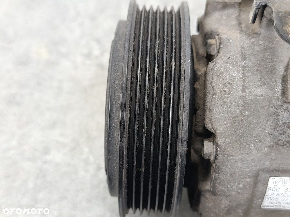 POMPA, SPRĘŻARKA KLIMATYZACJI SKODA FABIA II 6Q0820808G 447190-8906  DENSO - 6
