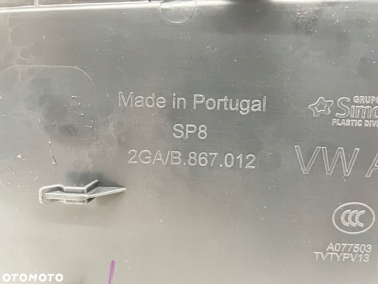 VW T-ROC TAPICERKA DRZWI PRZÓD PRAWA LED 2GA867012 - 7
