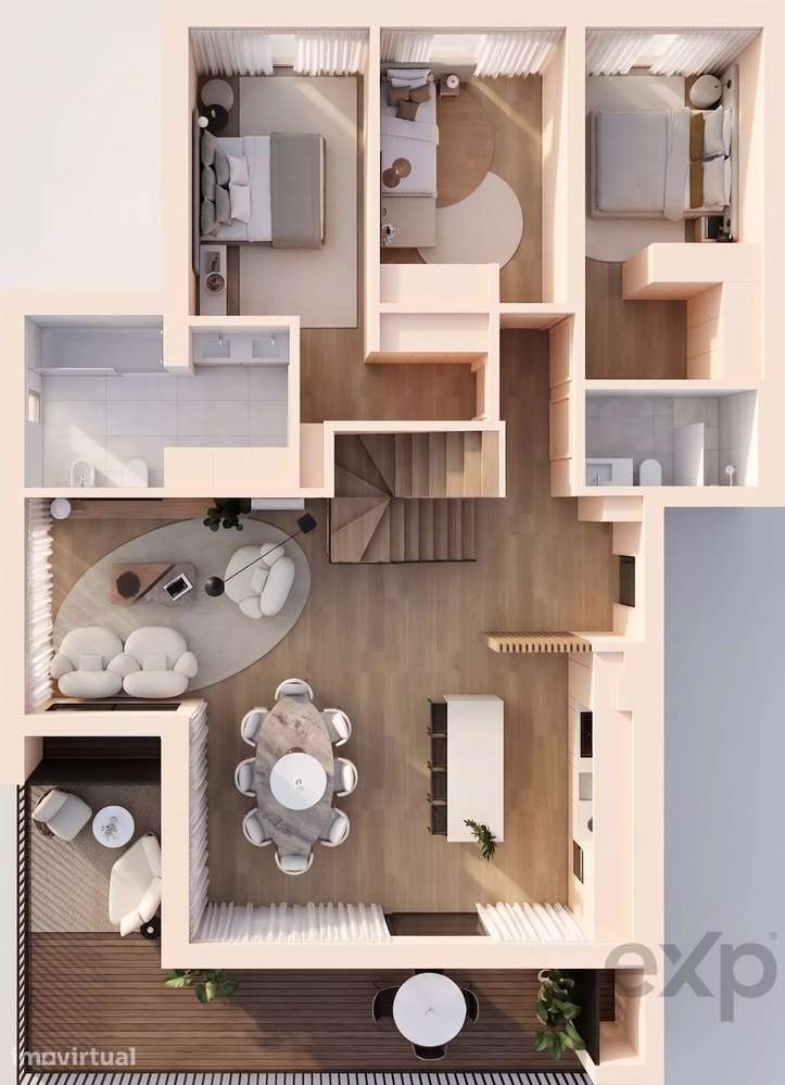 Apartamento T4 Duplex- Caxias - Grande imagem: 5/9