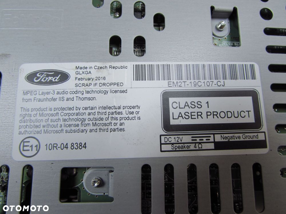 FORD GALAXY MK4 S-MAX 15-23 RADIO ZMIENIARKA EM2T-19C107-CJ - 6
