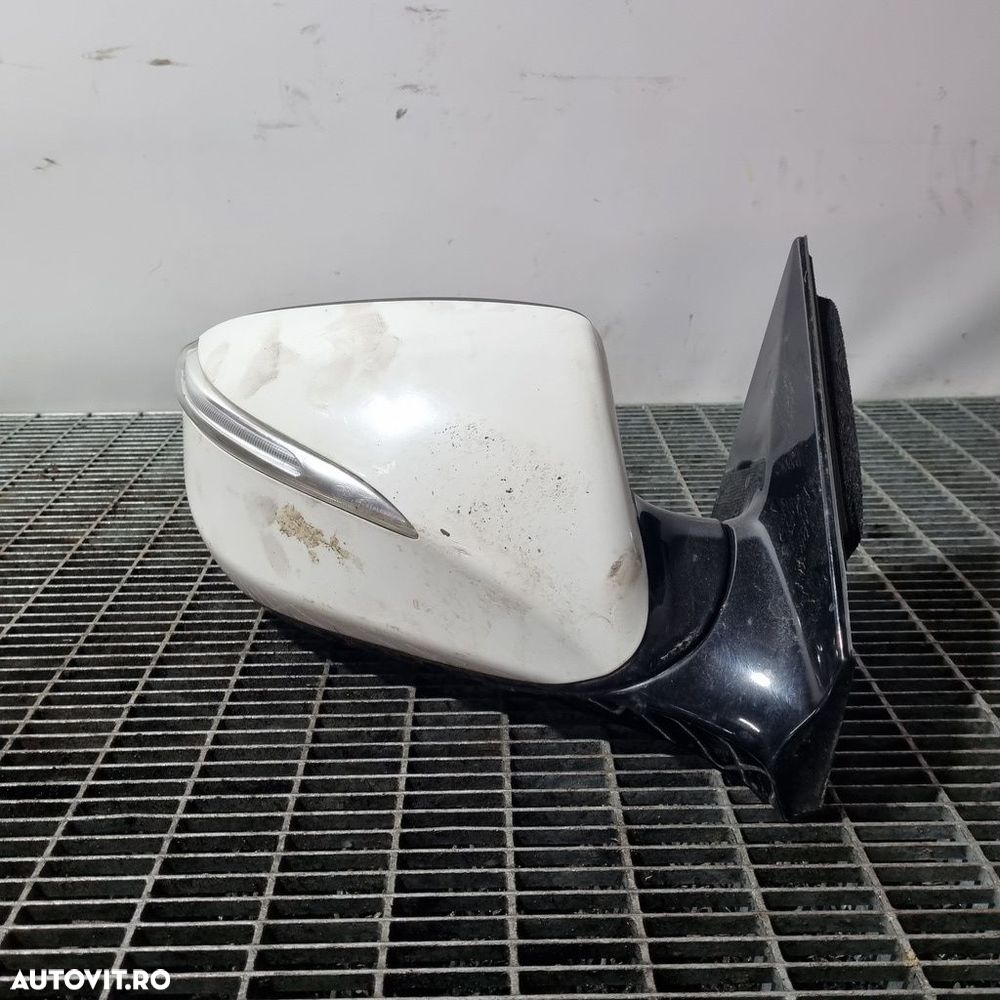 Oglinda dreapta Hyundai Santa Fe 3 2012 - 2016 4 Usi Creamy White NCW (1351) Fără ... - 1