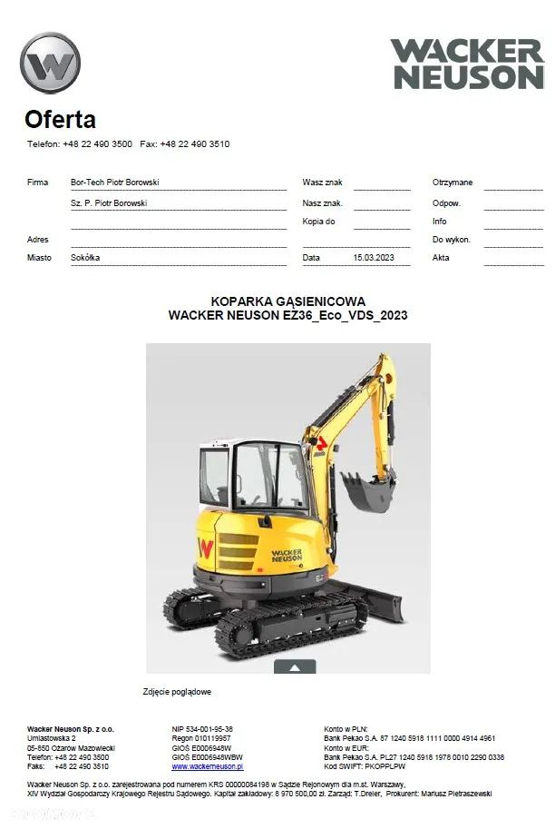 Wacker Neuson EZ 36 - 19