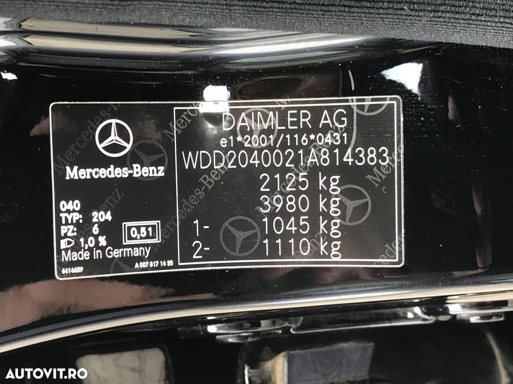 Mercedes-Benz C 220 CDI DPF (BlueEFFICIENCY) 7G-TRONIC - 9