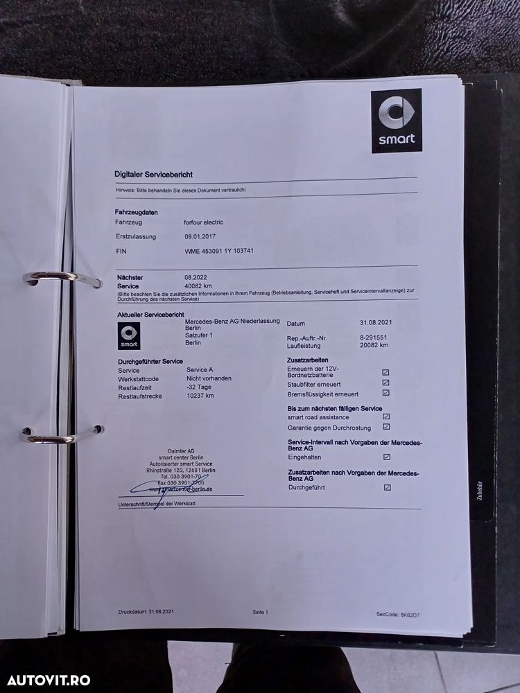 Smart Forfour EQ passion edition nightsky - 20