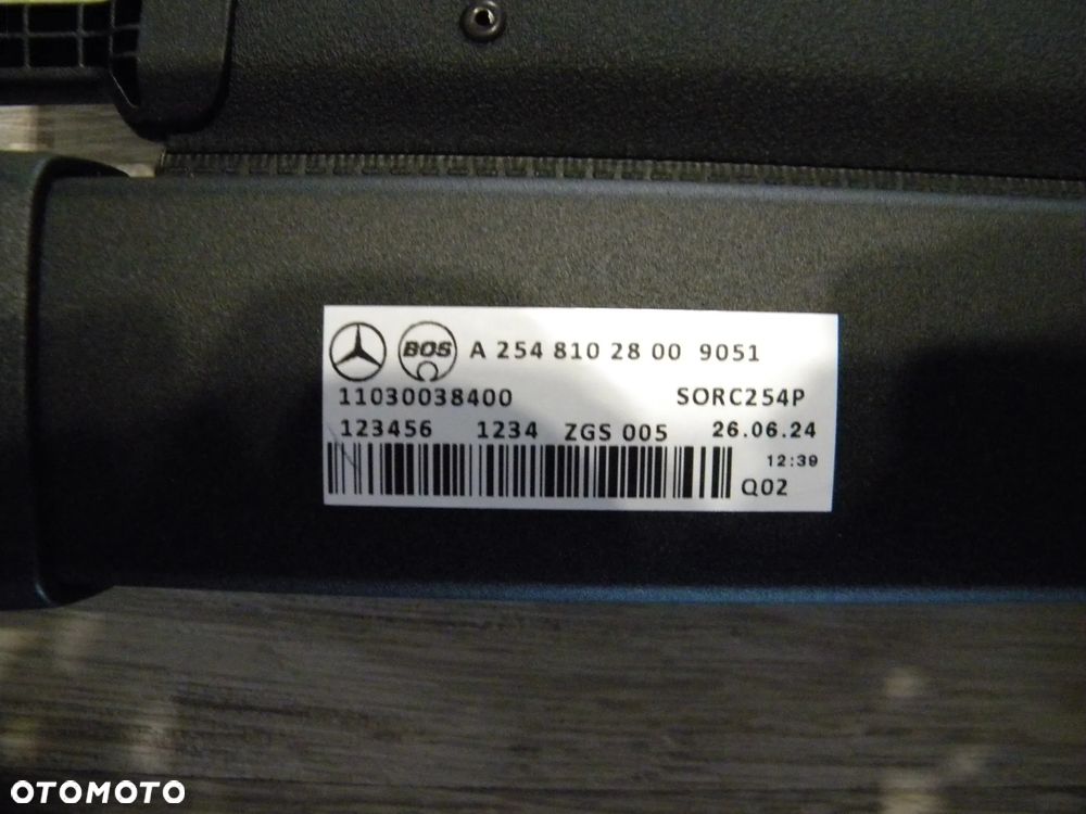 NOWA ROLETA BAGAŻNIKA MERCEDES GLC COUPE II 2 A254 254 22-26r FV BLACK - 8