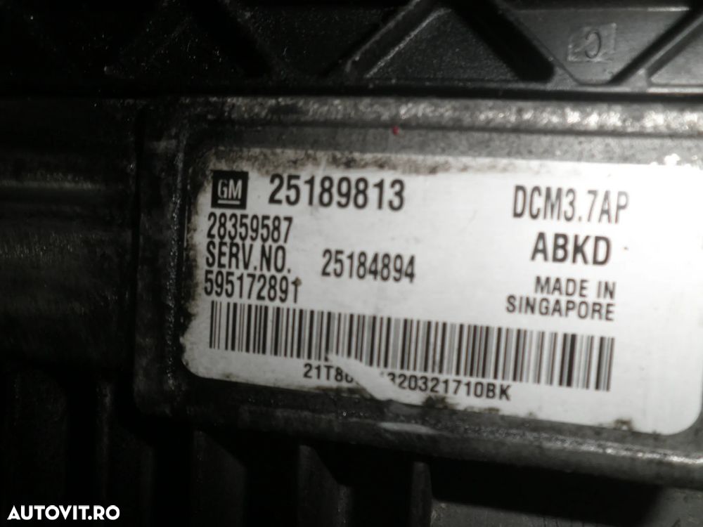ECU / calculator motor Opel Antara facelift 2.2 CDTI 25189813 - 3