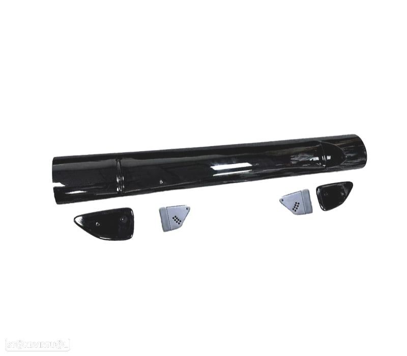 AILERON SPOILER PEUGEOT 407 04- LOOK GTS PRETO BRILHANTE - 6