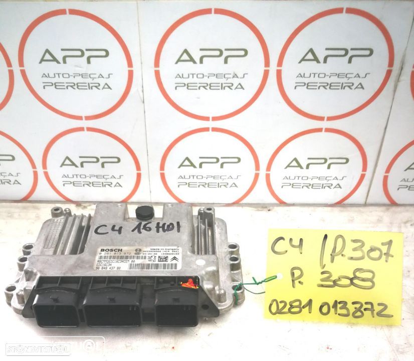 Centralinas PSA, Peugeot Citroen 1.6 HDI, várias referências . - 1