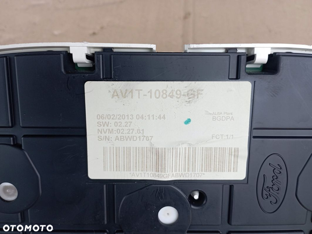 FORD B-MAX BMAX LICZNIK PRĘDKOŚCIOMIERZ ZEGARY EUROPA AV1T-10849-GF - 3