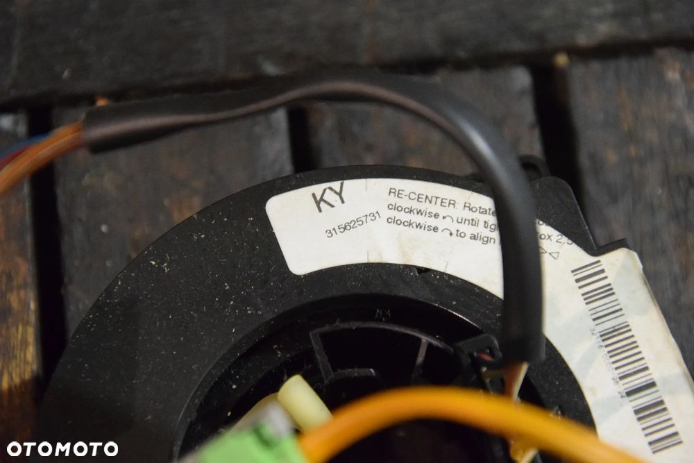Opel Meriva A LIFT 13164412 315625731 Taśma pod kierownicę zwijak poduszki powietrznej airbag - 4