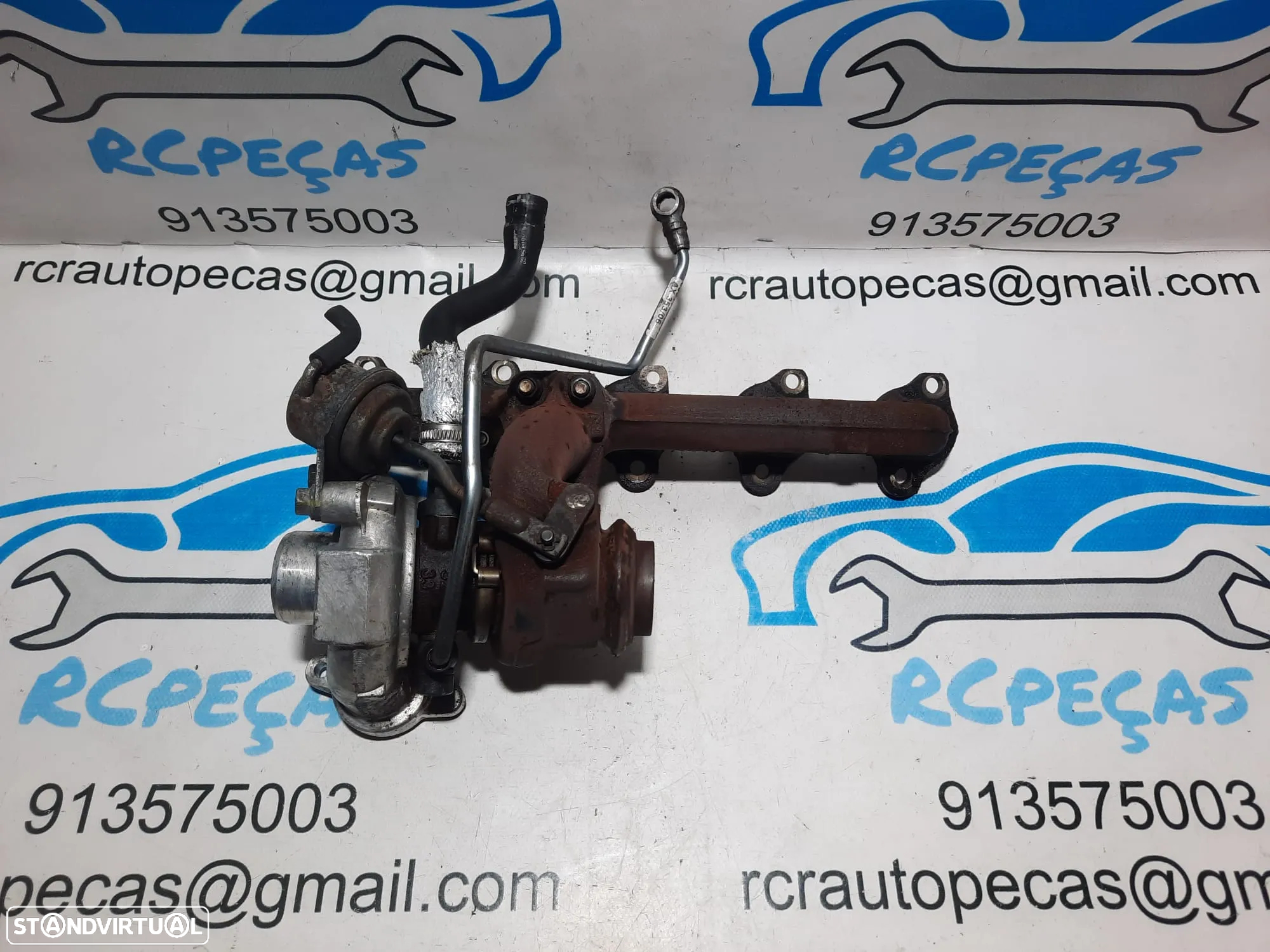 TURBO ORIGINAL TD025S206T4 CITROËN C4 1 MK1 1.6 HDI 90CV 9HX PEUGEOT 207 307 PSA - 2