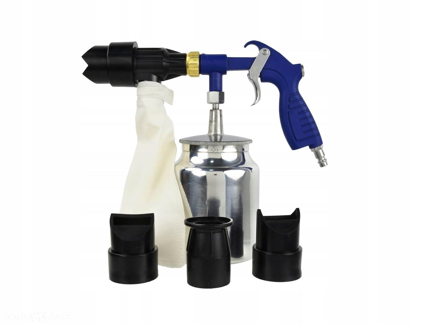 GEKO PIASKARKA PISTOLET DO PIASKOWANIA Z ODZYSKIEM 1L 1000G 200 L/min 1/4" - 3