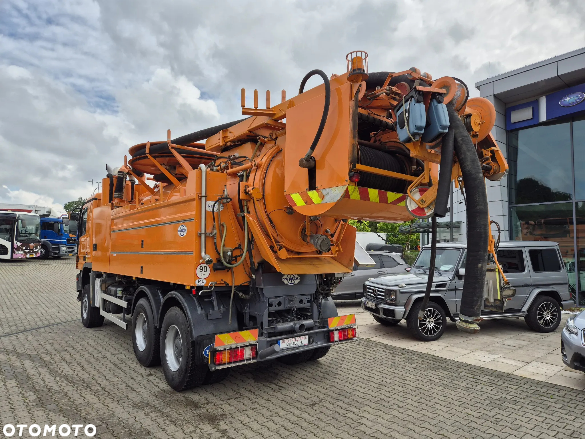 Mercedes-Benz ACTROS 3344 A 6X6  / 6X6 / WIEDEMANN KW 3000 / WÓZ ASENIZACYJNY / UNIKATOWA ZABUDOWA / SERWISOWANY /  PIERWSZY WŁAŚCICIEL / 8000L - 6000L / - 10