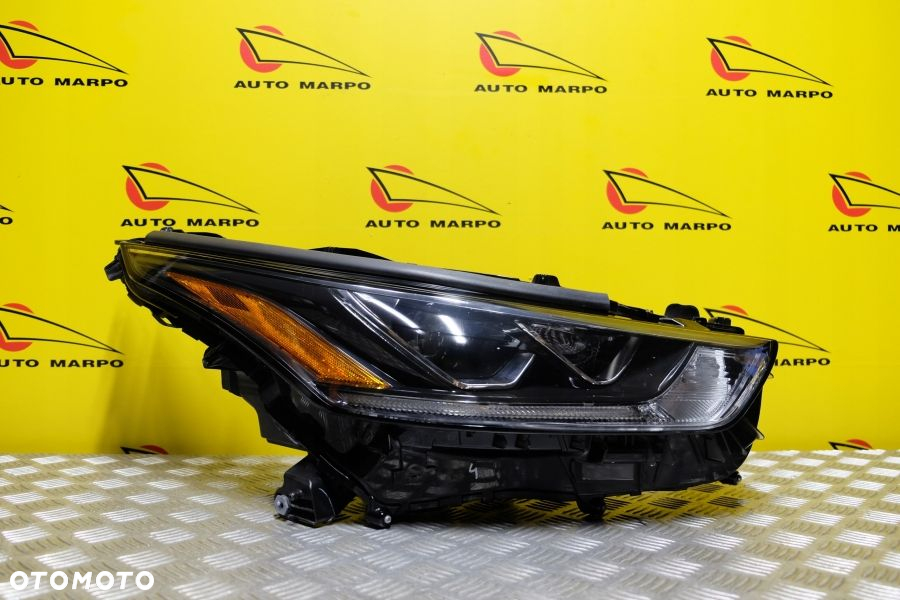TOYOTA HIGHLANDER 2019- REFLEKTOR LAMPA R FULL LED (4) USA - 2