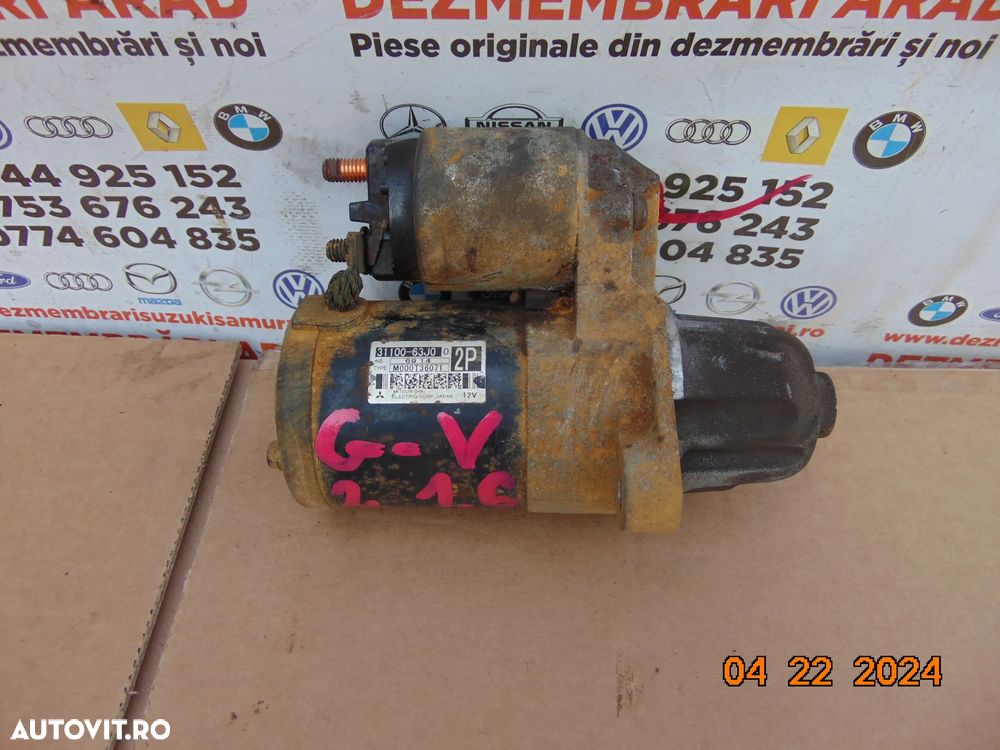 Electromotor Suzuki Vitara 1.6 2005-2012 swift sx4 grand vitara 2 cod j10 - 2