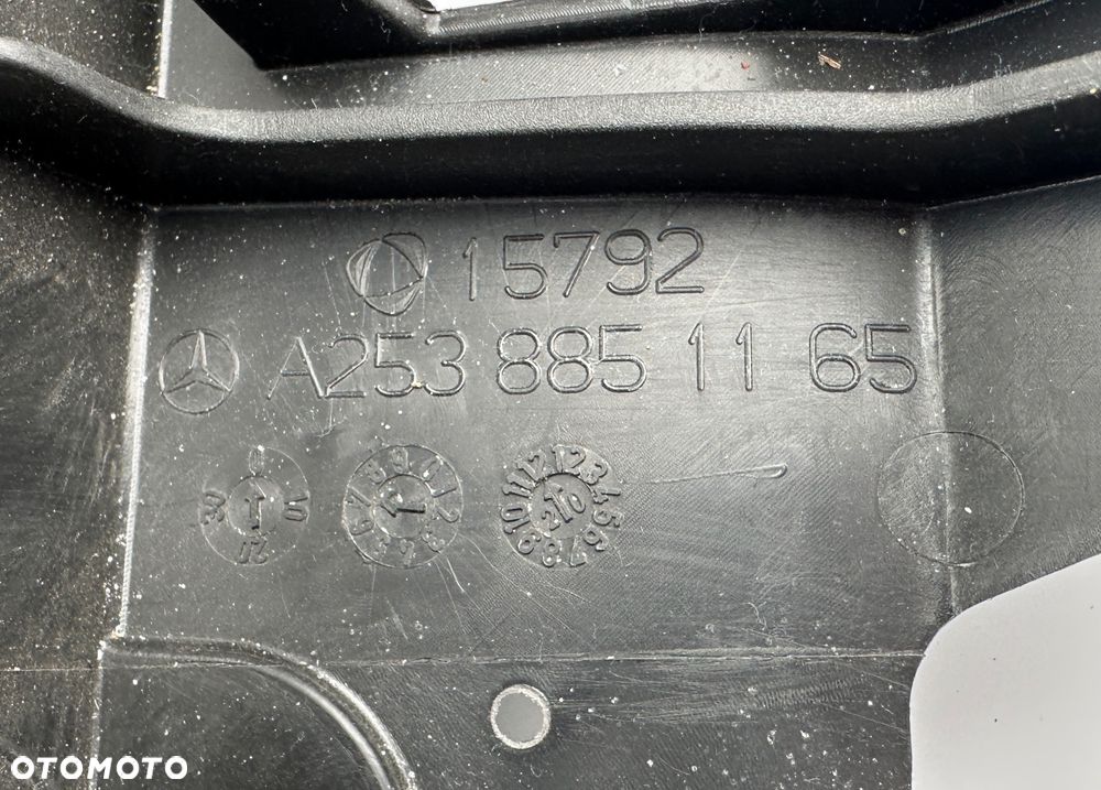 MERCEDES GLC X253 W253 A253 2015 - WSPORNIK ŚLIZG ZDERZAK TYŁ ORYGINAŁ OE - 7
