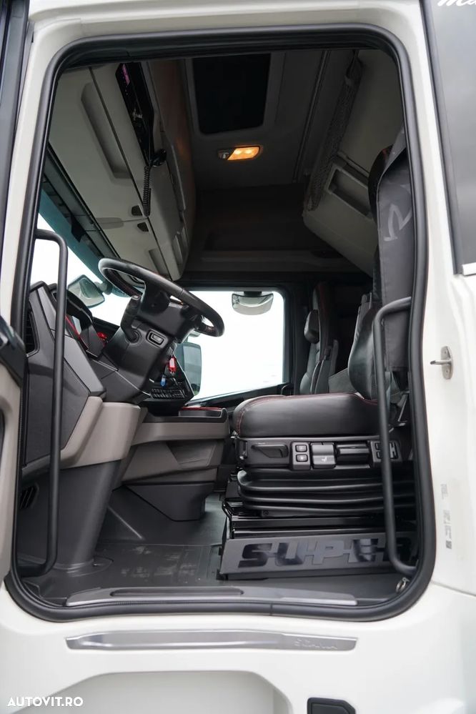 Scania S 530 / V8 / RETARDER / I-PARK COOL / PLATĂ JOSĂ / PIELE / - 24