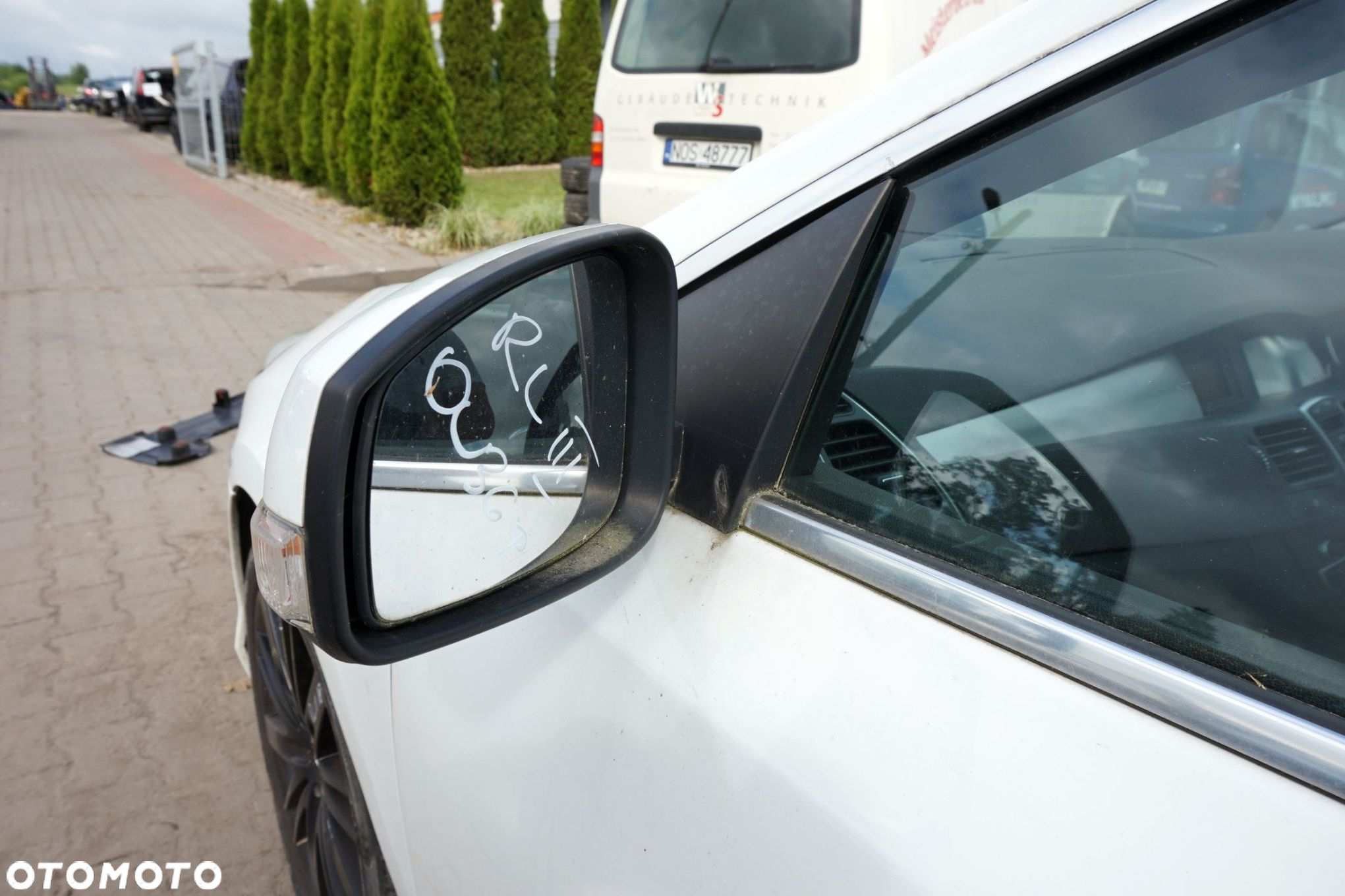 LUSTERKO ELEKTRYCZNE LEWE LAGUNA III PH1 OV369 SKŁADANE EL UK BIAŁY RENAULT 2007-2012 - 3