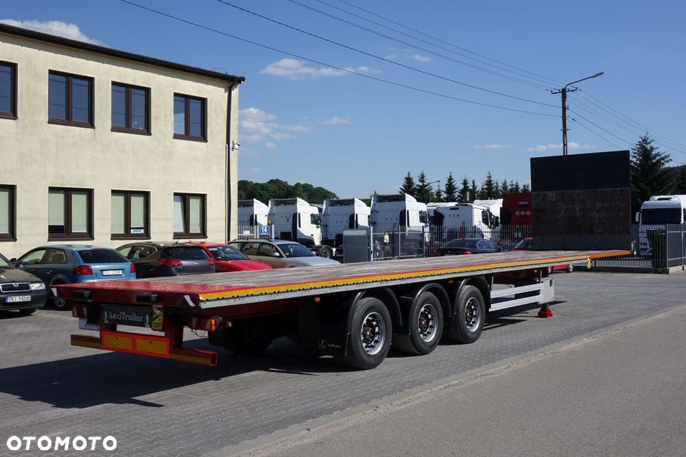 LeciTrailer PLATFORMA / MEGA / OSIE SAF / PODŁOGA WZMACNIANA - SZYNA-DESKA - 5