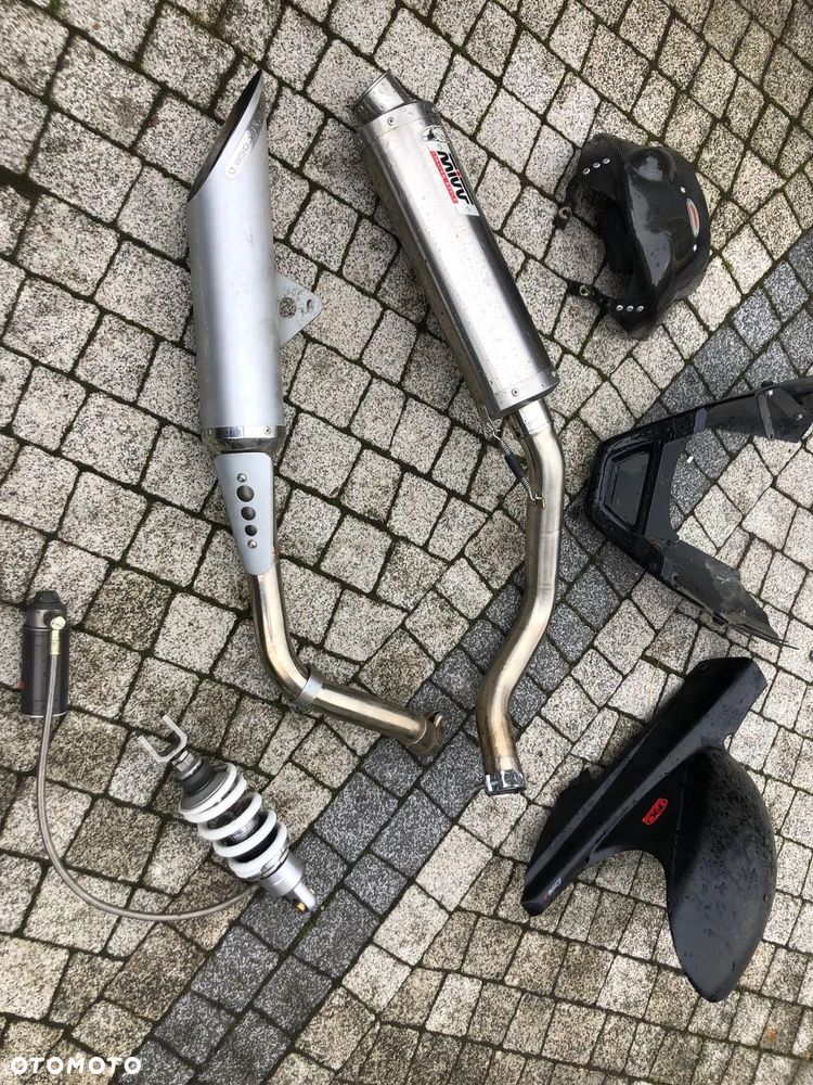 Honda Hornet 600 wydech pług nadkole daszek regulacja amortyzator WP - 4