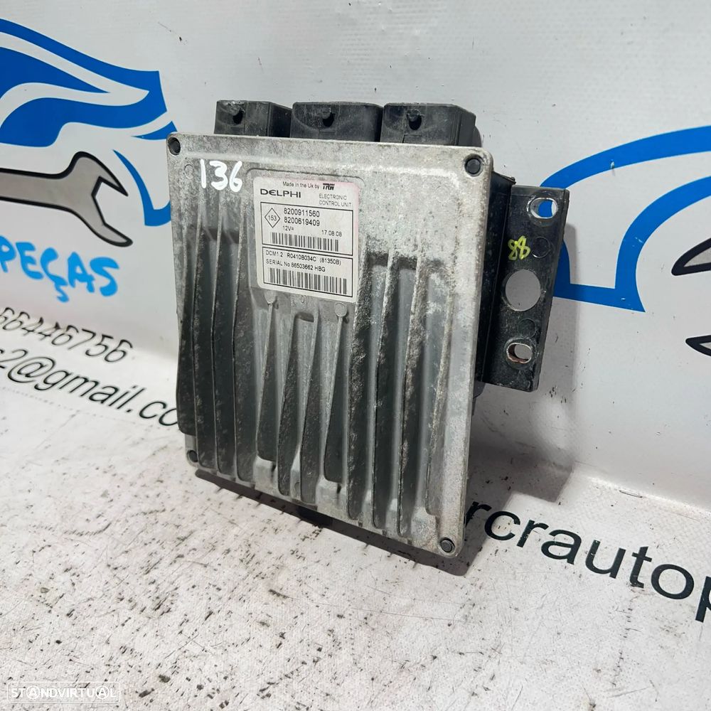 .Centralina Original Motor Delphi Renault 1.5 DCi 8200911560 / R0410B034C - 5