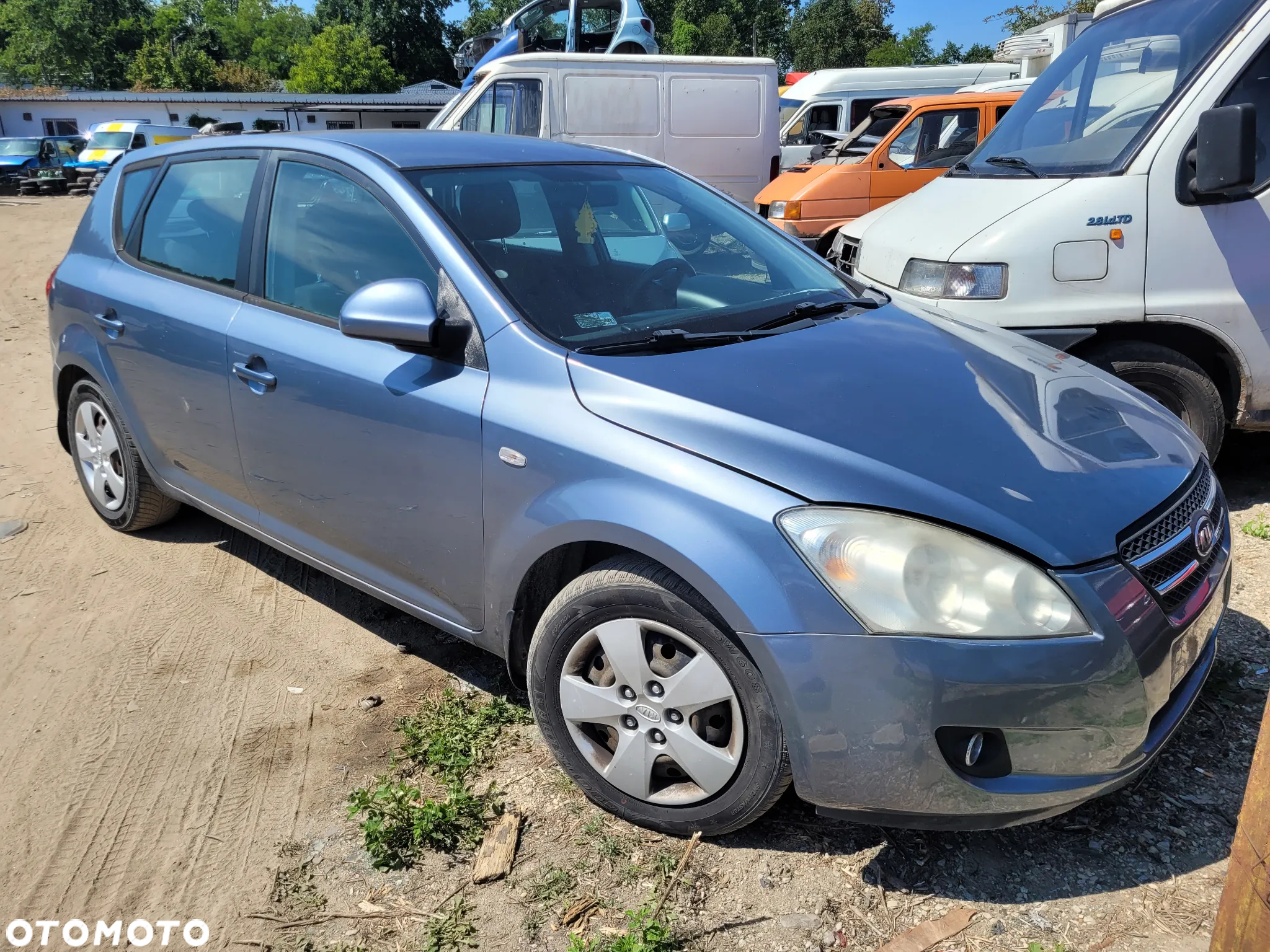 KIA CEED I 3A maska pokrywa silnika klapa bagażnika zderzak lampa reflektor pas przedni stop lampy halogeny - 2