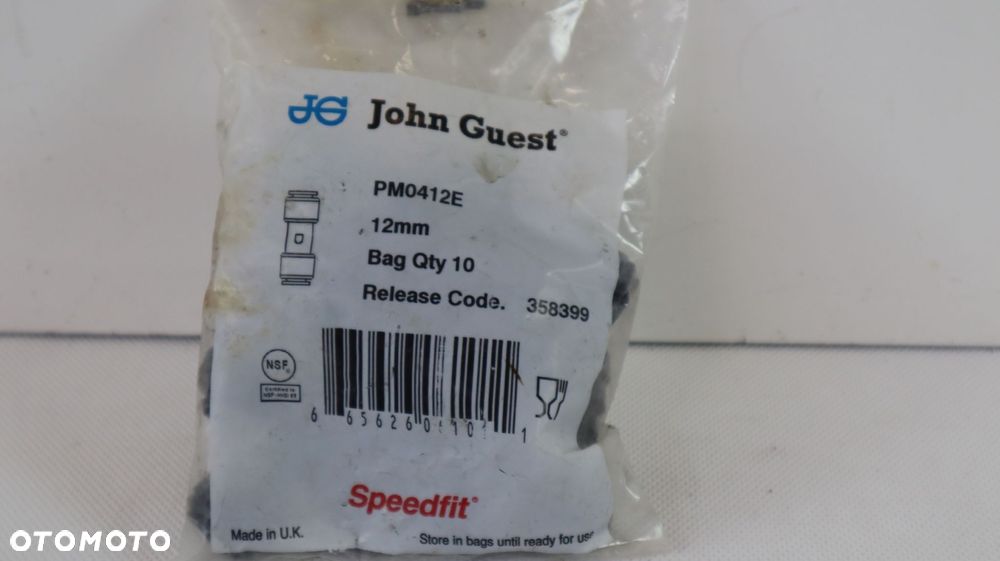 John Guest 10 SZT ZŁĄCZKA PROSTA WODY ø 12MM PM0412E - 5