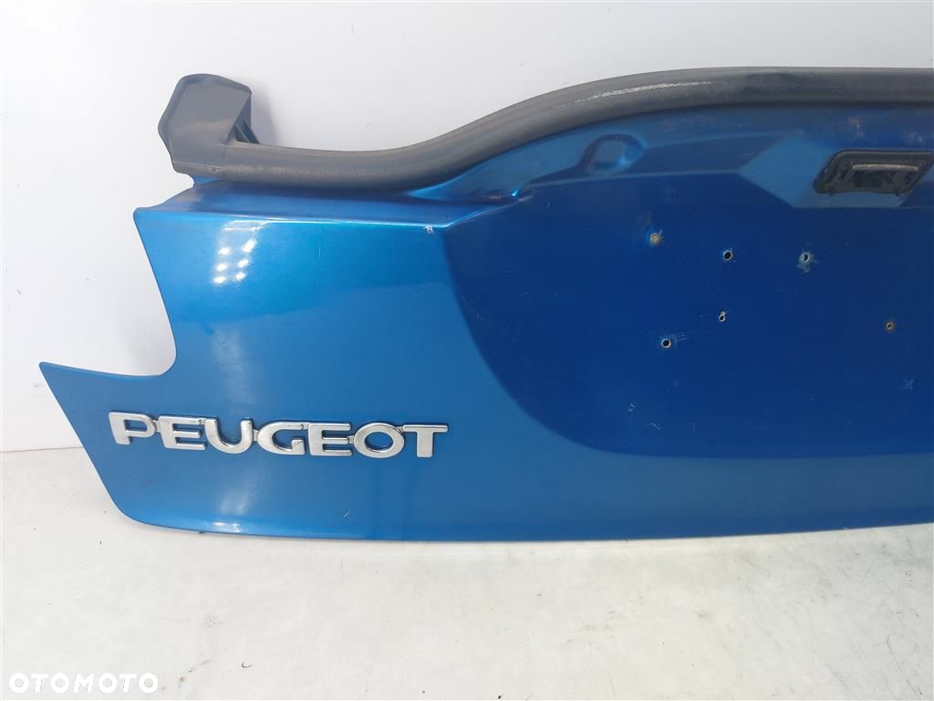 Klapa tył tylna Peugeot 206 CC KOD LAKIERU : KMF 2000-2008 - 8