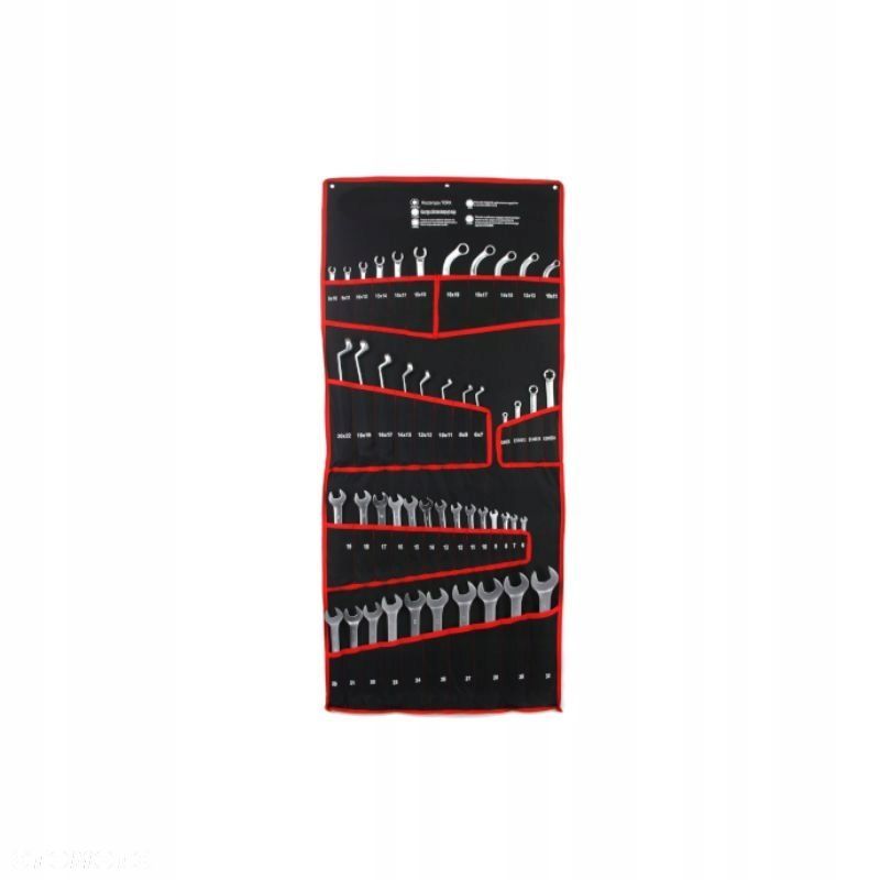 KLUCZE PŁASKO OCZKOWE 6-32 TORX TYP C GIĘTE ZESTAW 47 sztuk NASADOWE KRAFT - 2