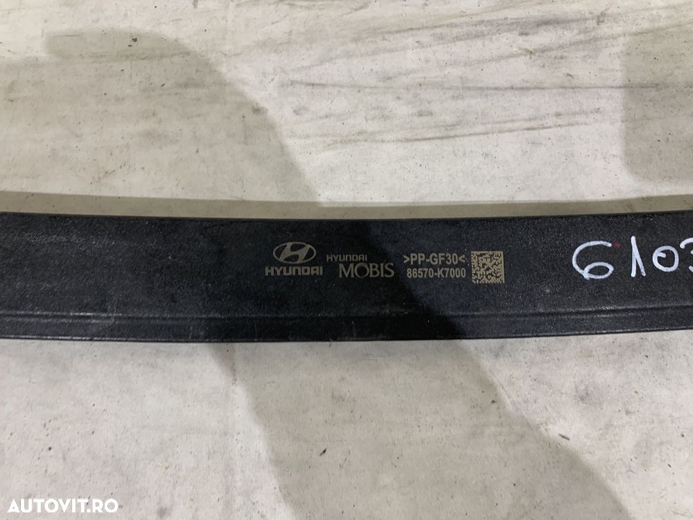 Armatura inferioara bara fata, Hyundai I10, 2014, 2015, 2016, 2017, cod origine OE 86570-K7000. - 2