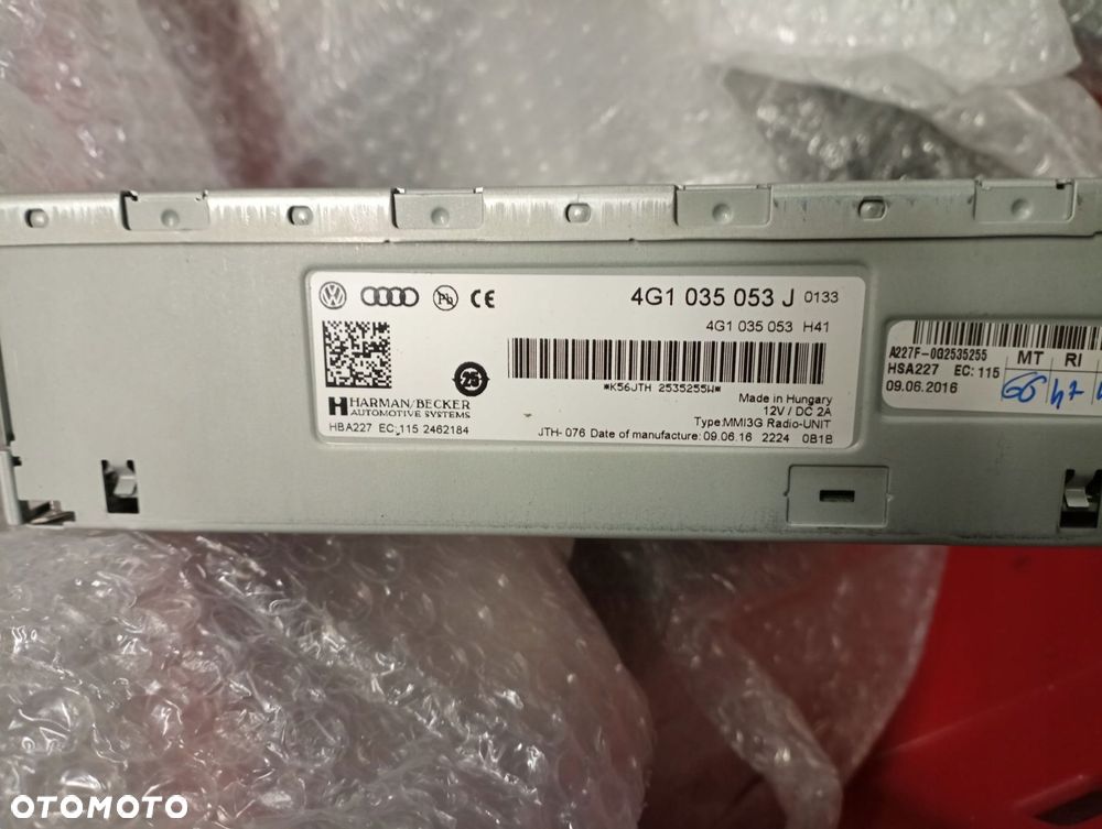 touareg audi a4 a6 q7 q5 tuner radio 4g1035053j moduł - 2