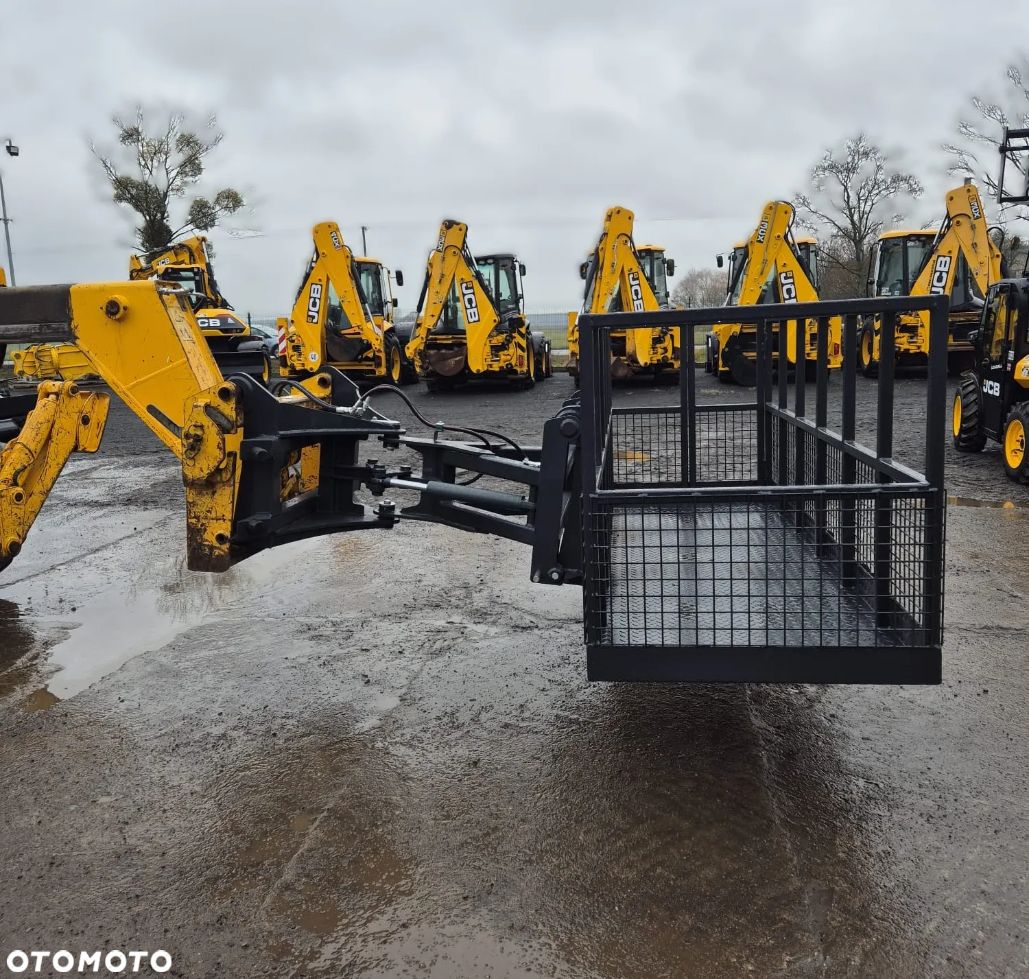 Kosz narzędziowy +Obrotnica kosza KOMPLET JCB 4m ładowarka 531-70, 540-170 , 530-70 , 536-60 - 7