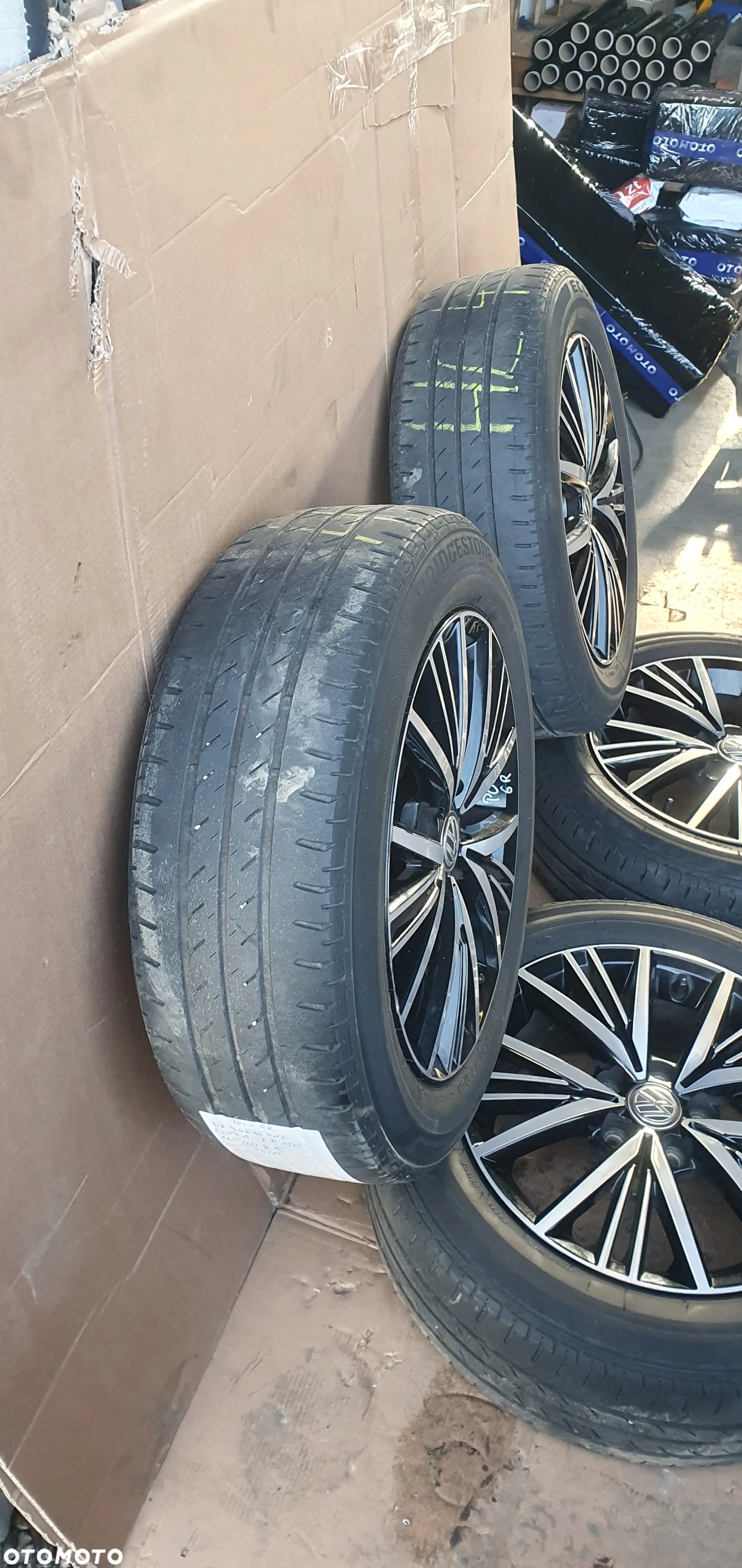 Alufelgi alusy z oponami 5x100 185/60 R15 VW Polo V 6R 6C0601025L - 9