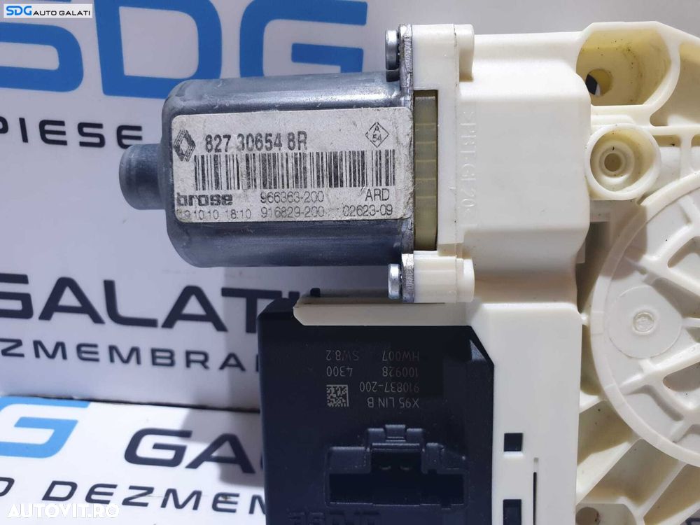 Motoras Geam Macara Electrica Usa Portiera Dreapta Spate Renault Megane 3 2008 - 2015 Cod 827306548R 0130822331 [L8792] - 4