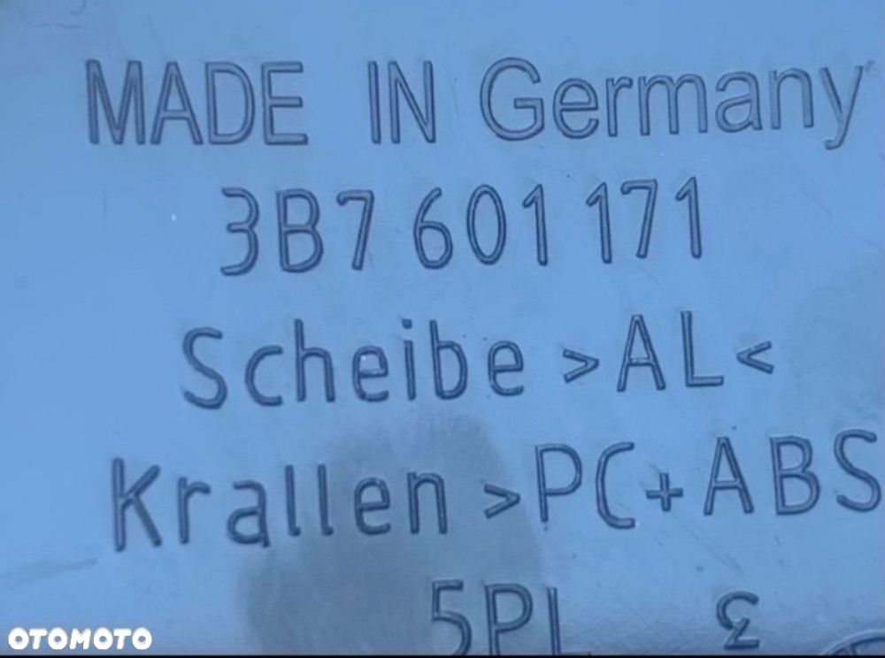 3B7601171 dekielek dekielki felg aluminiowych vw volkswagen 65mm - 3