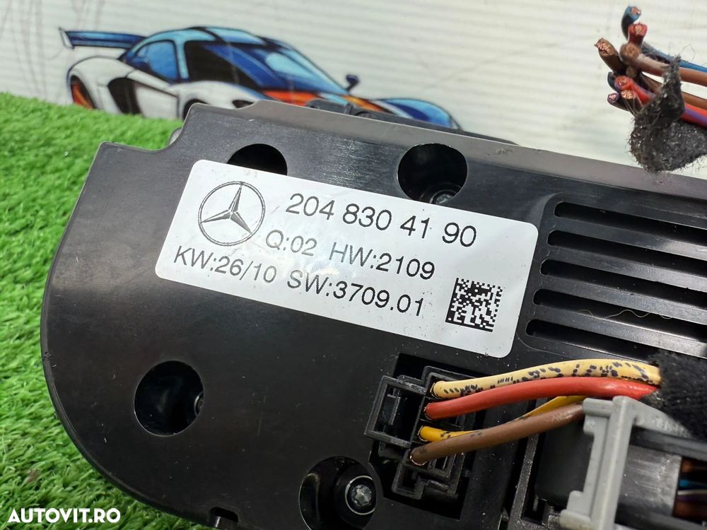 PANOU COMANDA CLIMA MERCEDES BENZ C250 CDI C CLASS W204 2.1 DIESEL 2010 COD OEM 2048304190 2008-2014 - 7