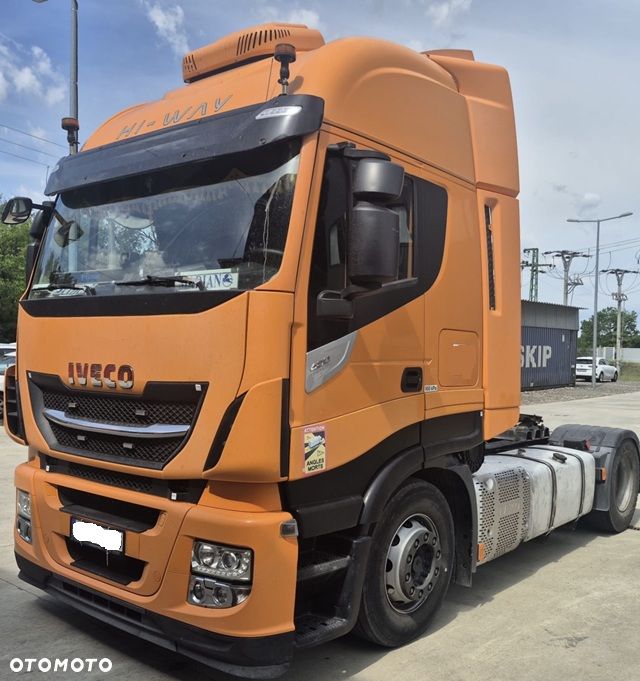 Iveco STRALIS 480 HI-WAY AUTOMAT SPOJLERY STANDKLIMA WEBASTO 2xALUTANK XENONY LED LODÓWKA 730000km ACC EURO 6 b2018r - 2
