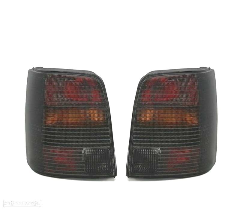 FAROLINS TRASEIROS VOLKSWAGEN VW PASSAT 3B VARIANT 96-00 PRETO - 2