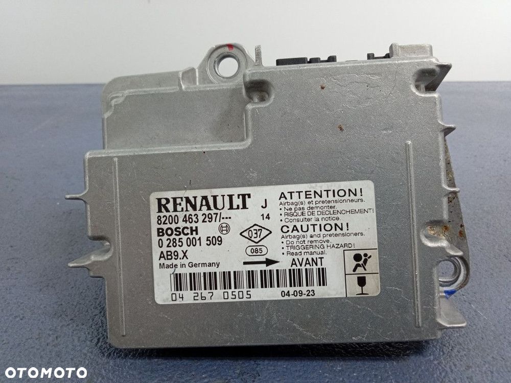 RENAULT MODUS 04- DESKA KONSOLA PODUSZKI PASY KPL - 11