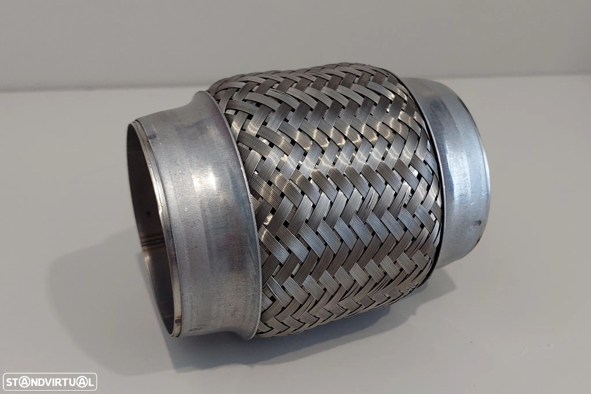 70mm - Flexível Inox Reforçado Escapes Universal (120mm comprimento) - 1