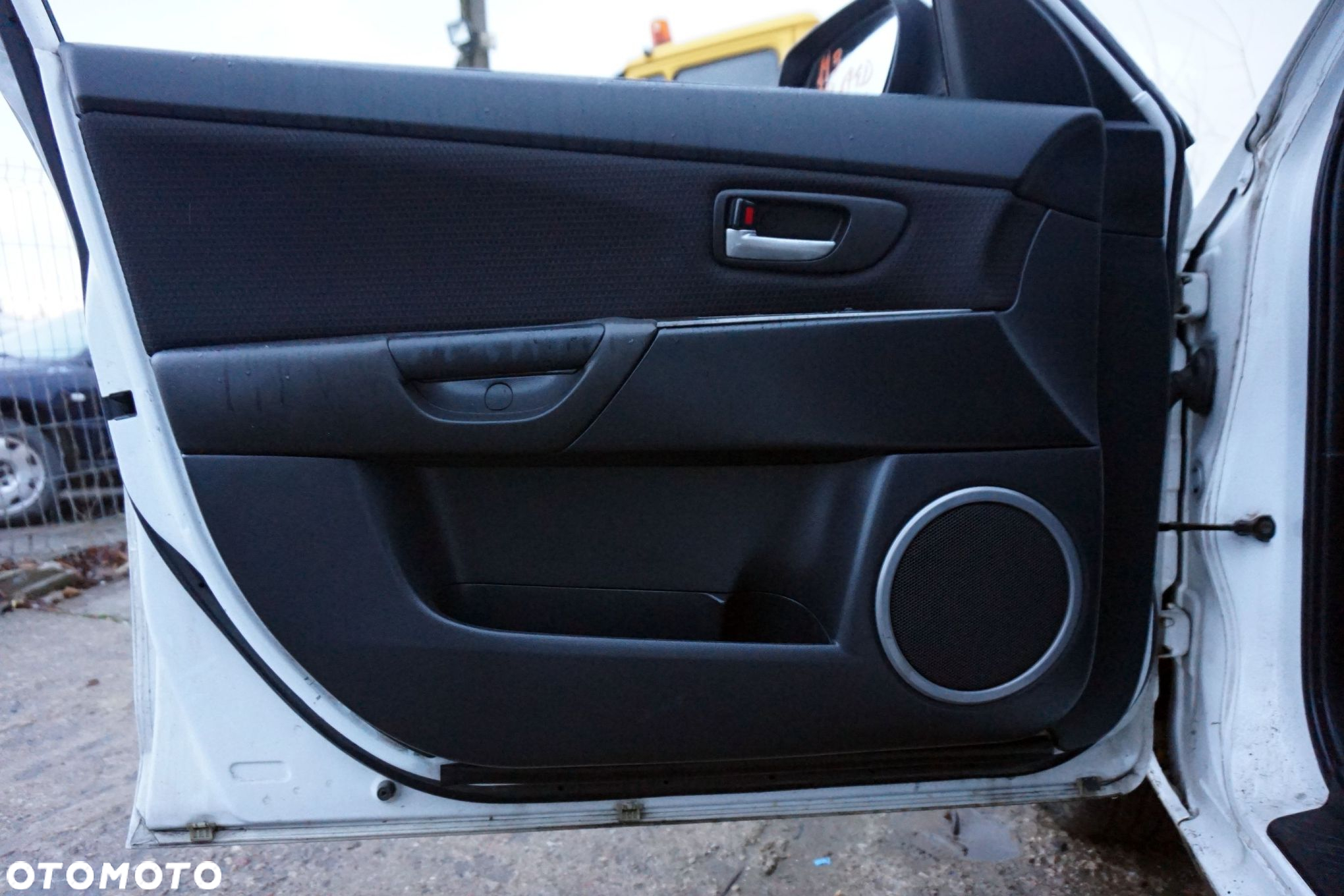 DRZWI PRZEDNIE LEWE 3 I BK LIFT 5D HB A4D  BIAŁY MAZDA 2006-2009 - 8