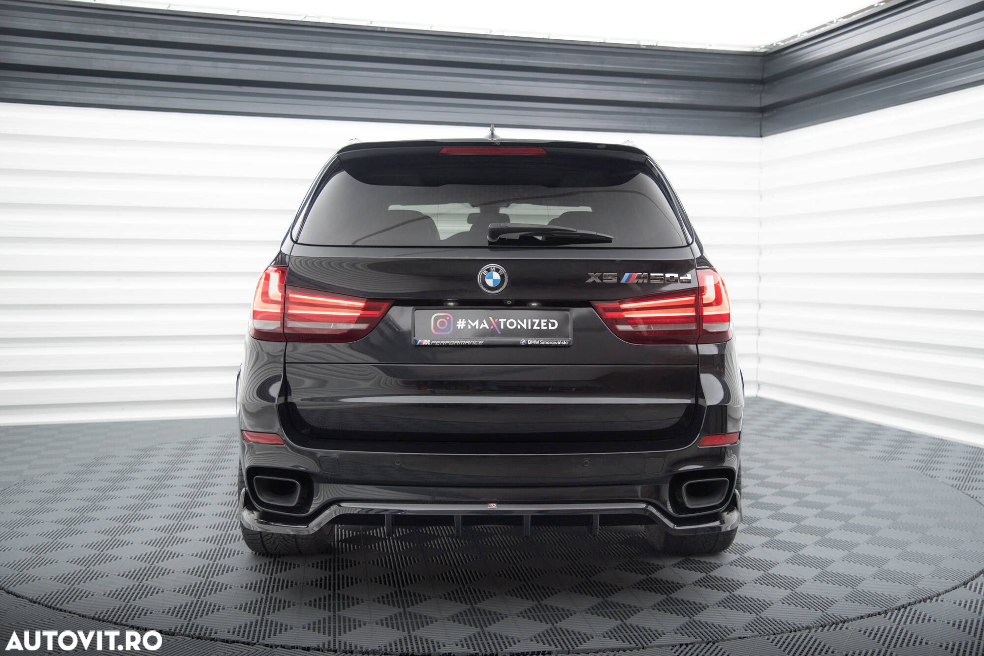 Prelungire Bara Spate compatibila cu BMW X5 F15 M-Pack V.2 Maxton Design - 3