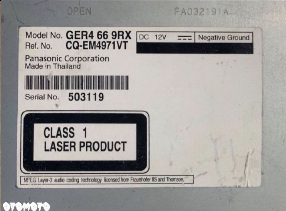 GER4669RX radio fabryczne mazda 6 II gh 08-13 - 4