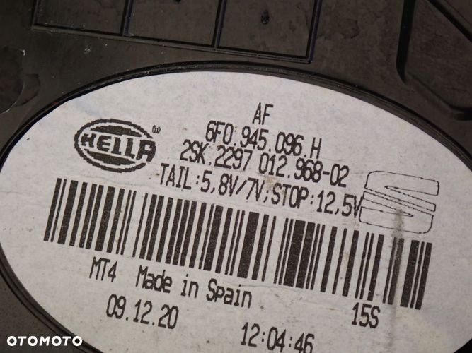 SEAT IBIZA V 6F0 17- lampa prawa tylna tył - 3